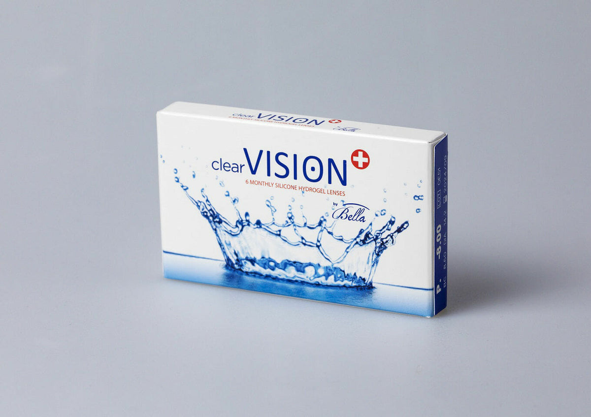 clear vision plus silicone hydrogel transparent monthly lenses | optic dib beirut lebanon 76656863 optical shop eyewear optican optical shop near me